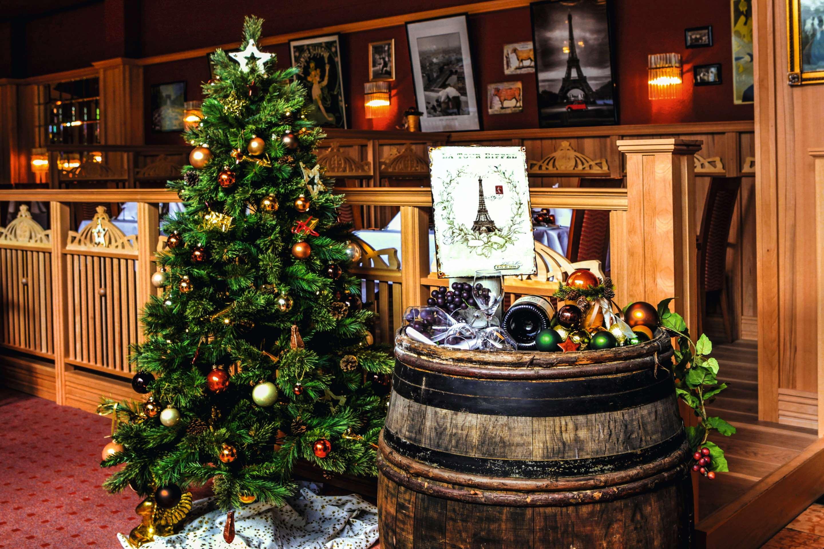 스타이겐베르거 호텔 앤 스파 바트 피르몬트 바트피르몬트 외부 사진 Christmas tree at the entrance of the wine museum